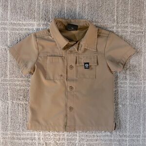 ATHLETIC WORKS • New Without Tags- Toddler Button Down Dri-Fit Shirt
